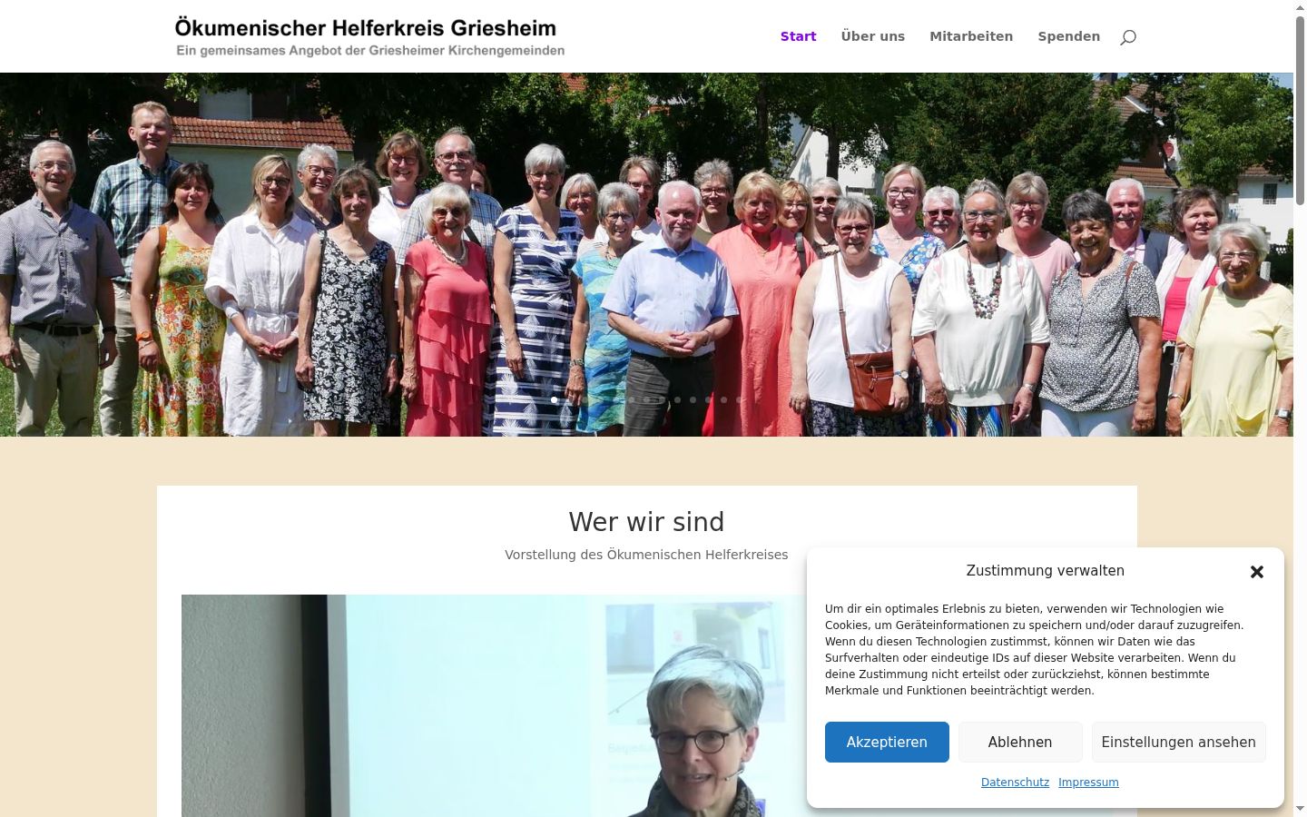 Sutikimo reklamjuostės, rodytos prieš bet kokią sąveiką, ekrano kopija
