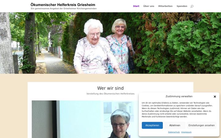 Screenshot of helferkreis-griesheim.de