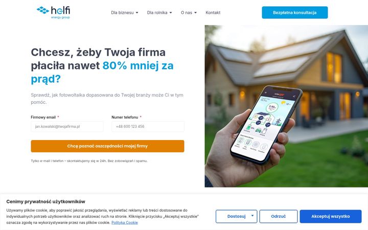 Screenshot of helfigroup.pl