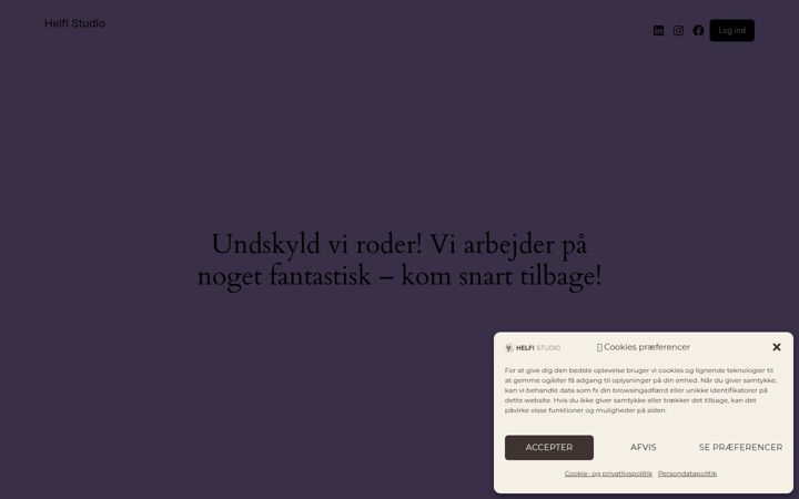 Screenshot of helfistudio.com