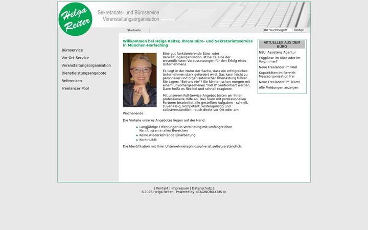 Screenshot of helga-reiter.de