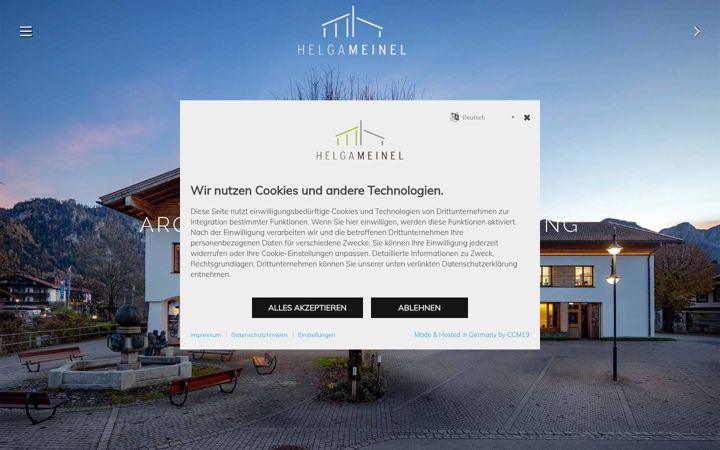 Screenshot of helgameinel.de