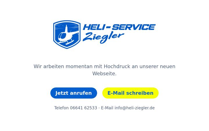 Captura de pantalla de heli-ziegler.de