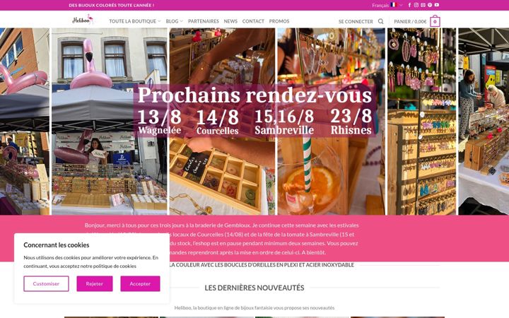 Screenshot of heliboo.com
