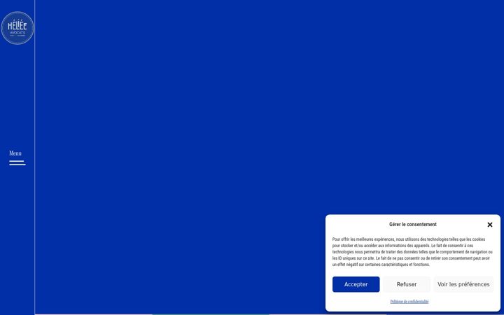 Screenshot of heliee-avocats.fr