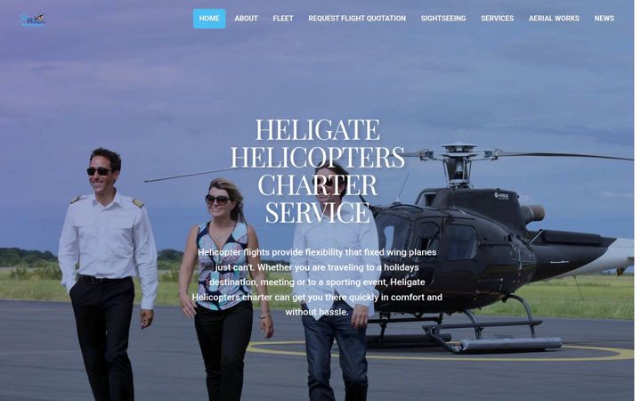 Screenshot of heligate.eu