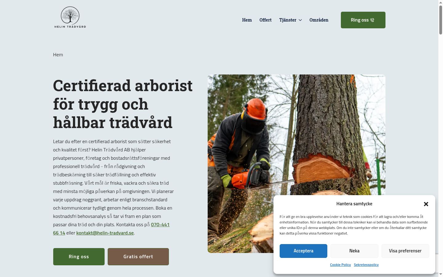 Screenshot tal-banner tal-kunsens muri qabel kwalunkwe interazzjoni