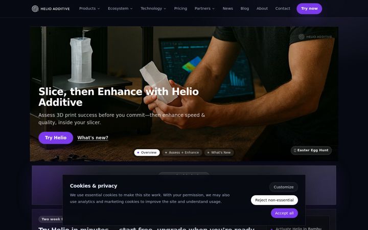 Captura de ecrã de helioadditive.com
