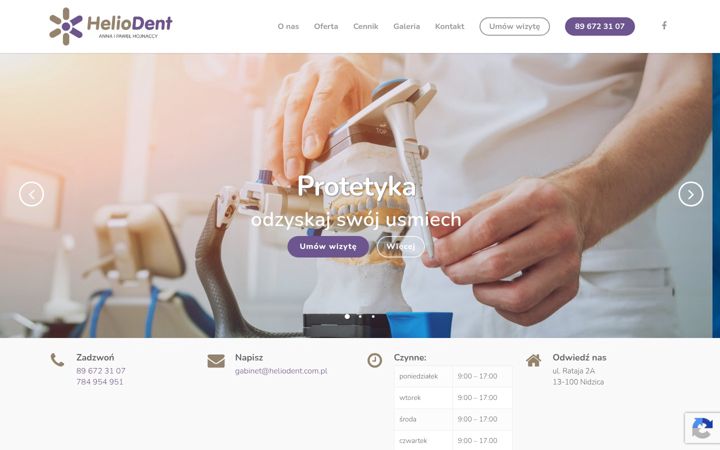 Screenshot of heliodent.com.pl