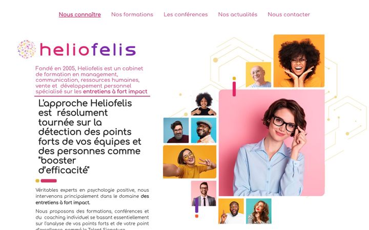Screenshot of heliofelis.com
