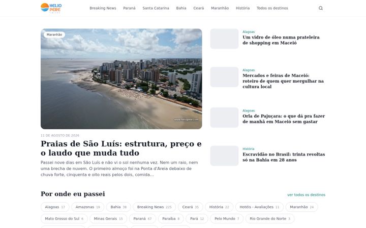 Screenshot of heliopere.com