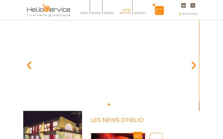 Screenshot of helioservice.fr