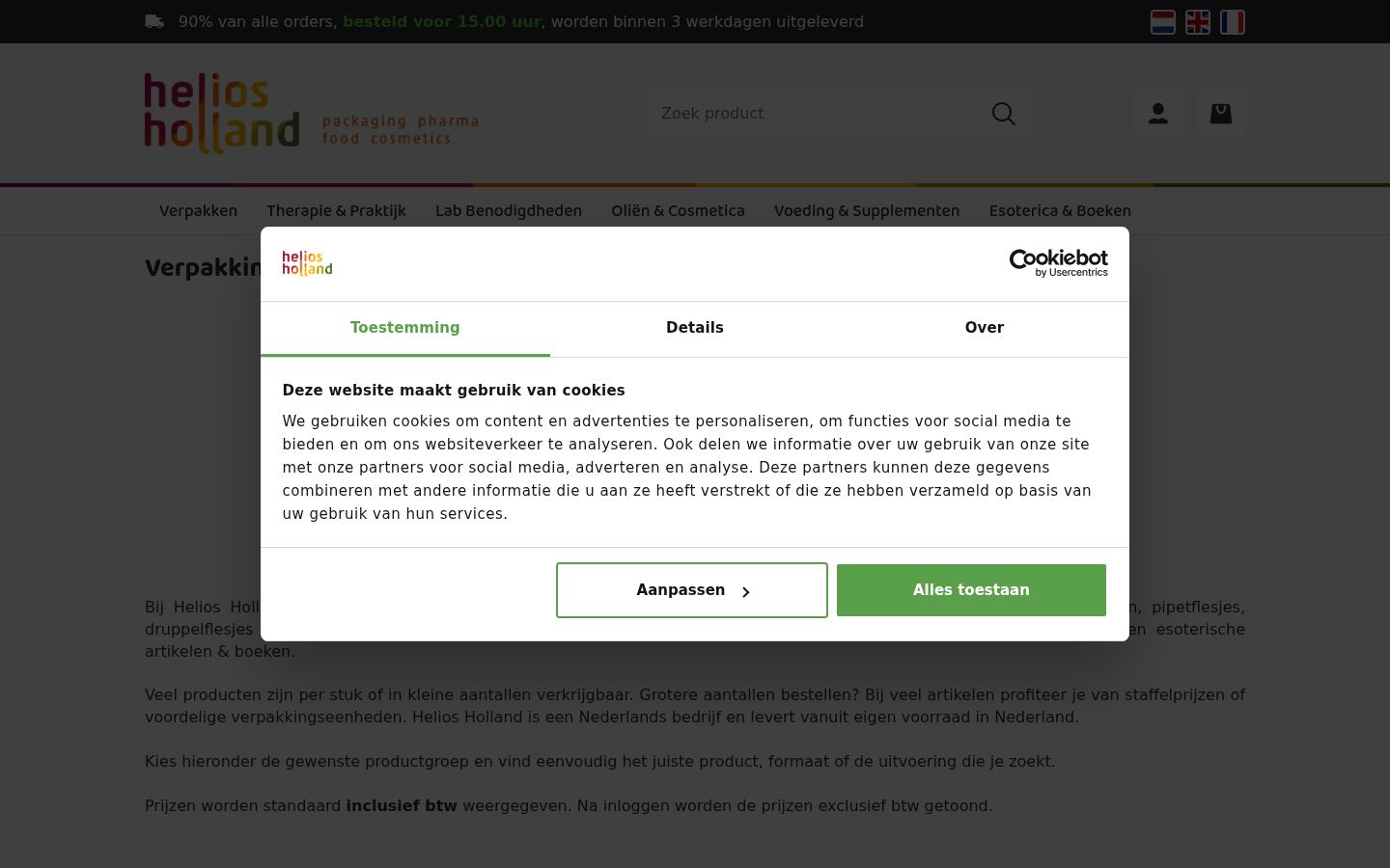 Captură de ecran a bannerului de consimțământ afișat înainte de orice interacțiune