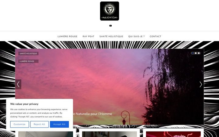 Screenshot of heliostom.fr