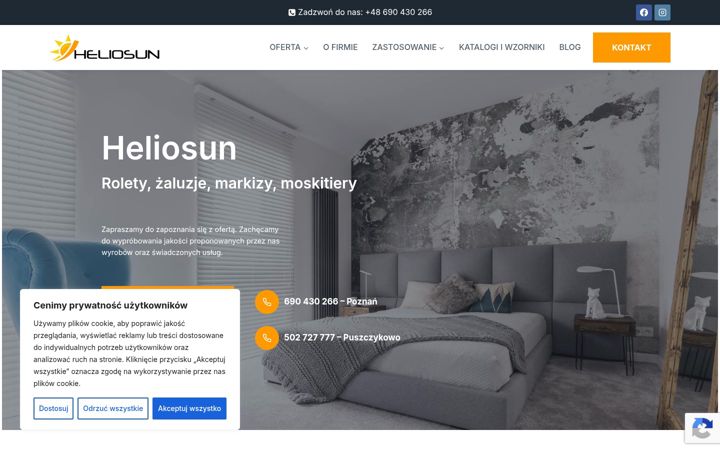 Screenshot of heliosun.pl