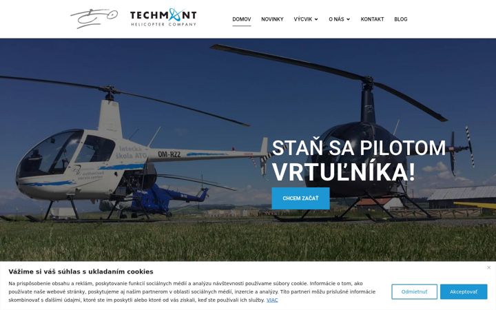 Screenshot of helipilot.sk