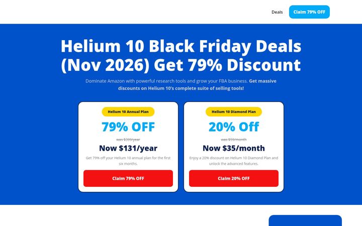 Screenshot of helisellerblackfriday.com