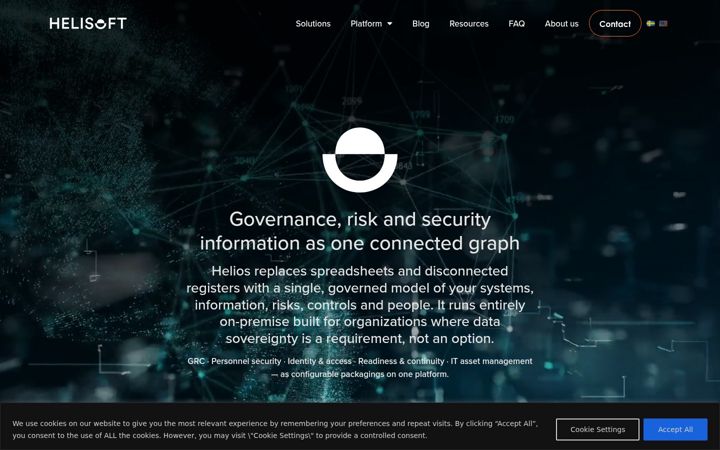 Screenshot of helisoft.se