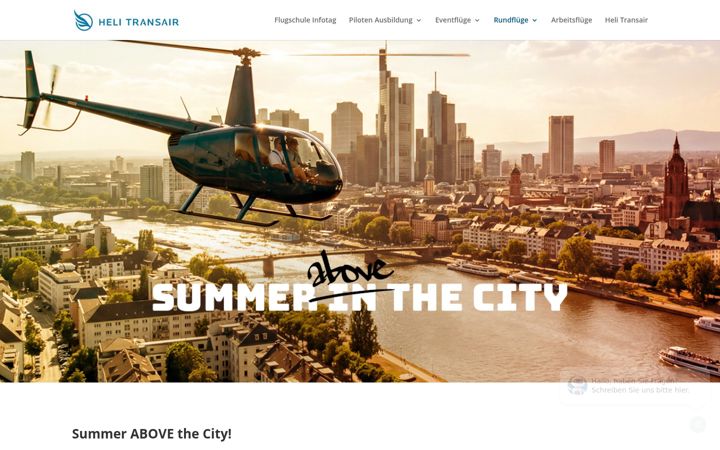 Screenshot of helitransair-event.com