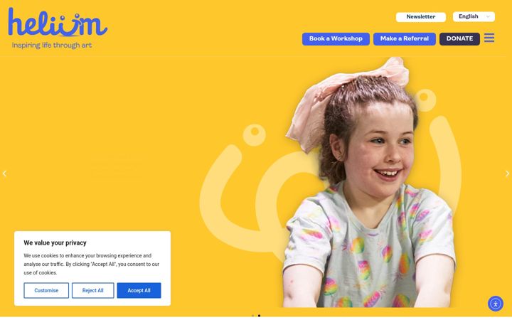Screenshot of helium.ie