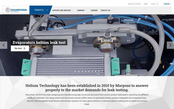 Skærmbillede af heliumtechnology.com