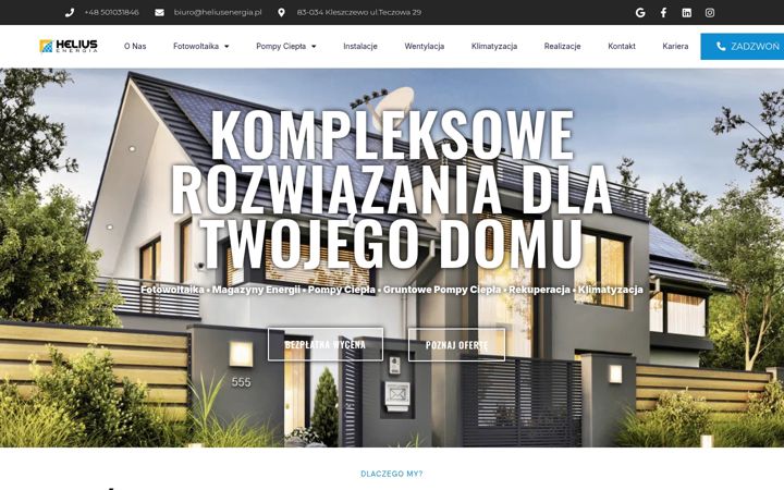 Screenshot of heliusenergia.pl