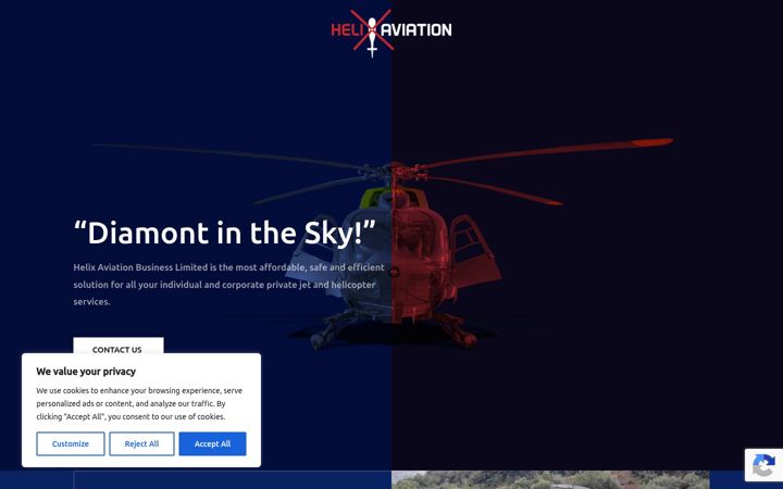 Screenshot of helixcom.uk