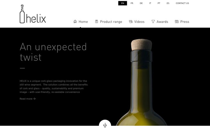 Screenshot of helixconcept.com