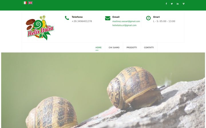 Screenshot of helixitalia.com