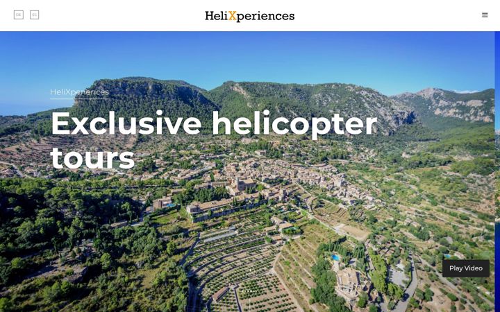 Screenshot of helixperiences.com