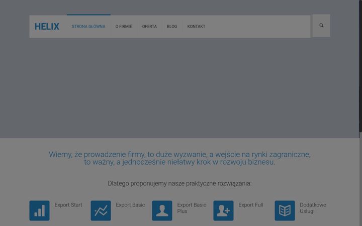 Screenshot of helixpoland.com.pl
