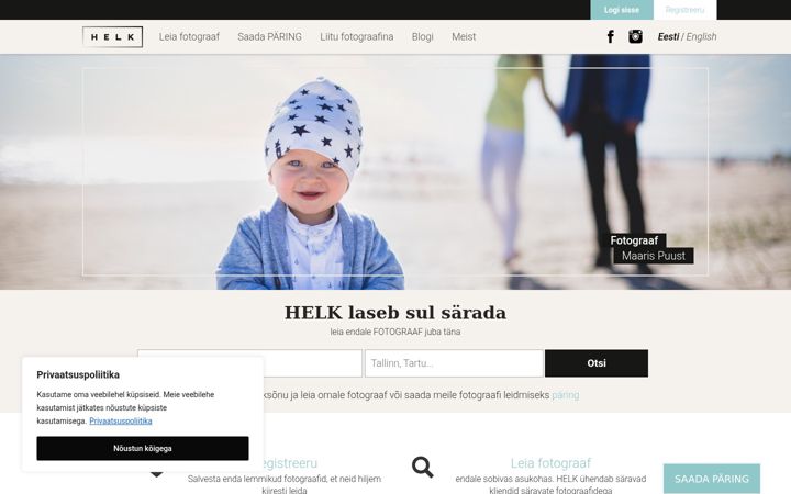 Screenshot of helk.ee