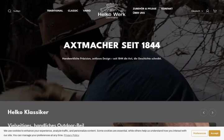 Skærmbillede af helko.de