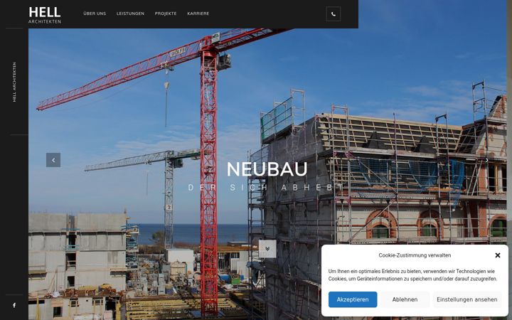 Screenshot of hell-architekten.de