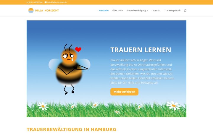 Screenshot stránky hella-horizont.de