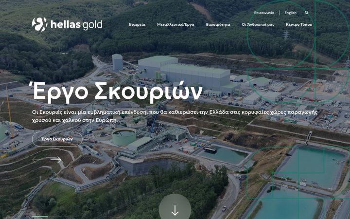 Screenshot of hellas-gold.com