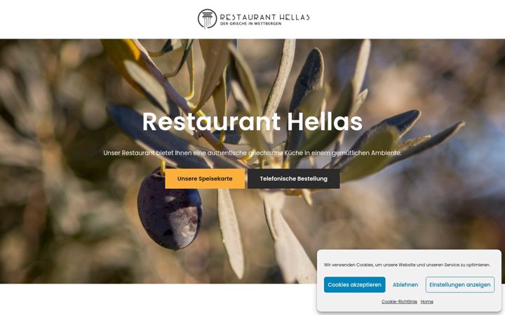 Screenshot of hellas-wettbergen.de