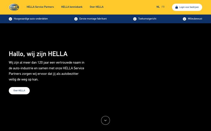 Skjermbilde av hellaservicepartner.com