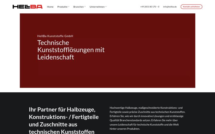 Screenshot of hellba.de