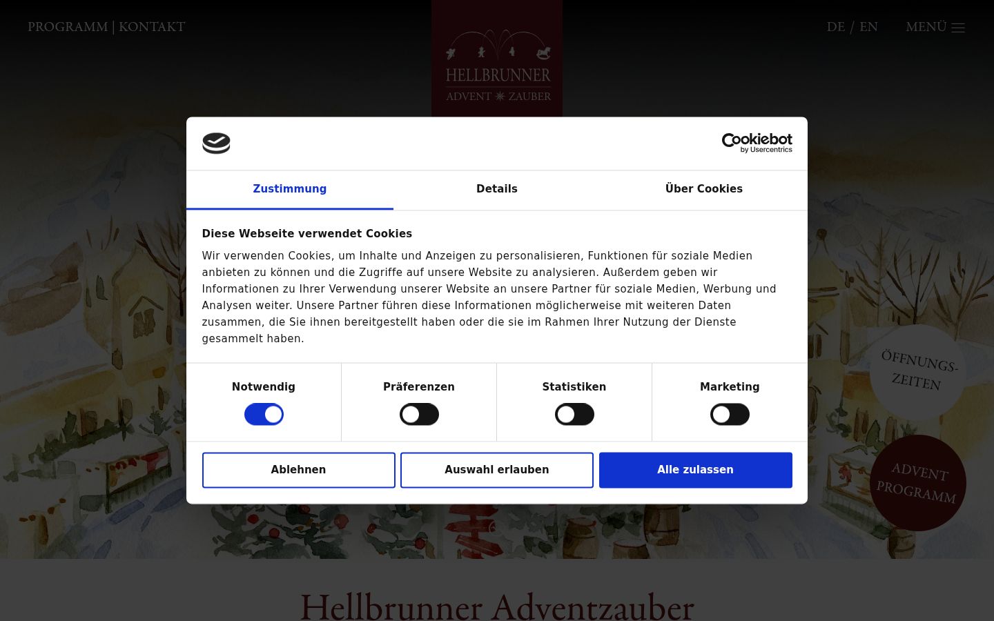 Sutikimo reklamjuostės, rodytos prieš bet kokią sąveiką, ekrano kopija