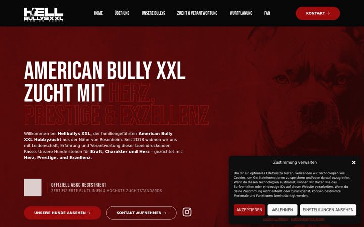 Screenshot of hellbullysxxl.de