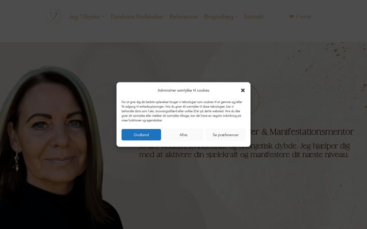 Screenshot of hellefroelund.dk
