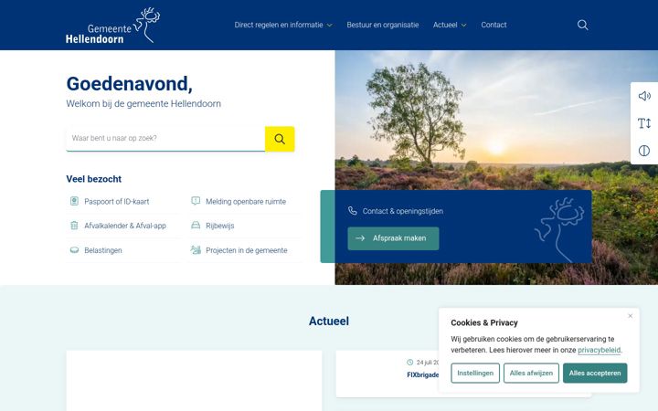 Screenshot of hellendoorn.nl