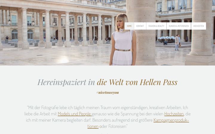 Screenshot of hellenpass-fotografie.de