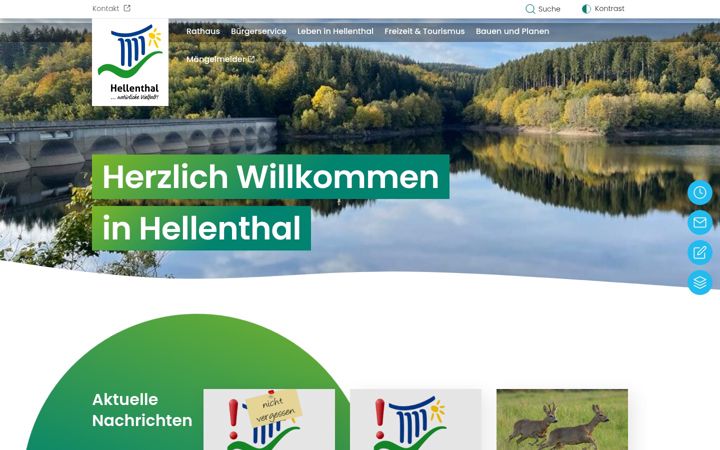 Screenshot of hellenthal.de