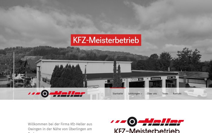 Screenshot of heller-kfz.de
