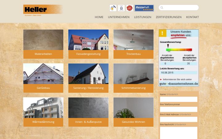Screenshot of heller-kg.de