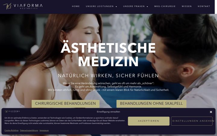 Screenshot of heller-ludwig-aesthetics.de