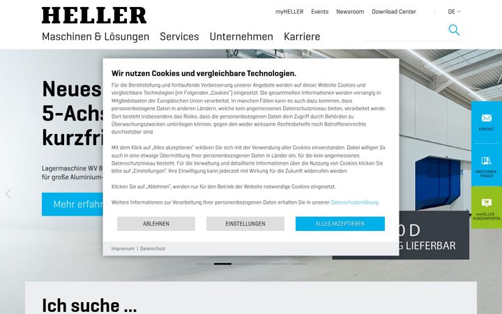 Screenshot of heller.biz