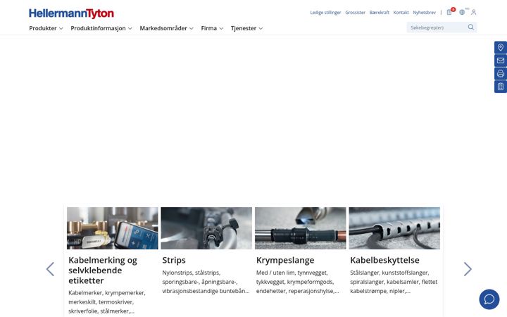 Screenshot of hellermanntyton.no